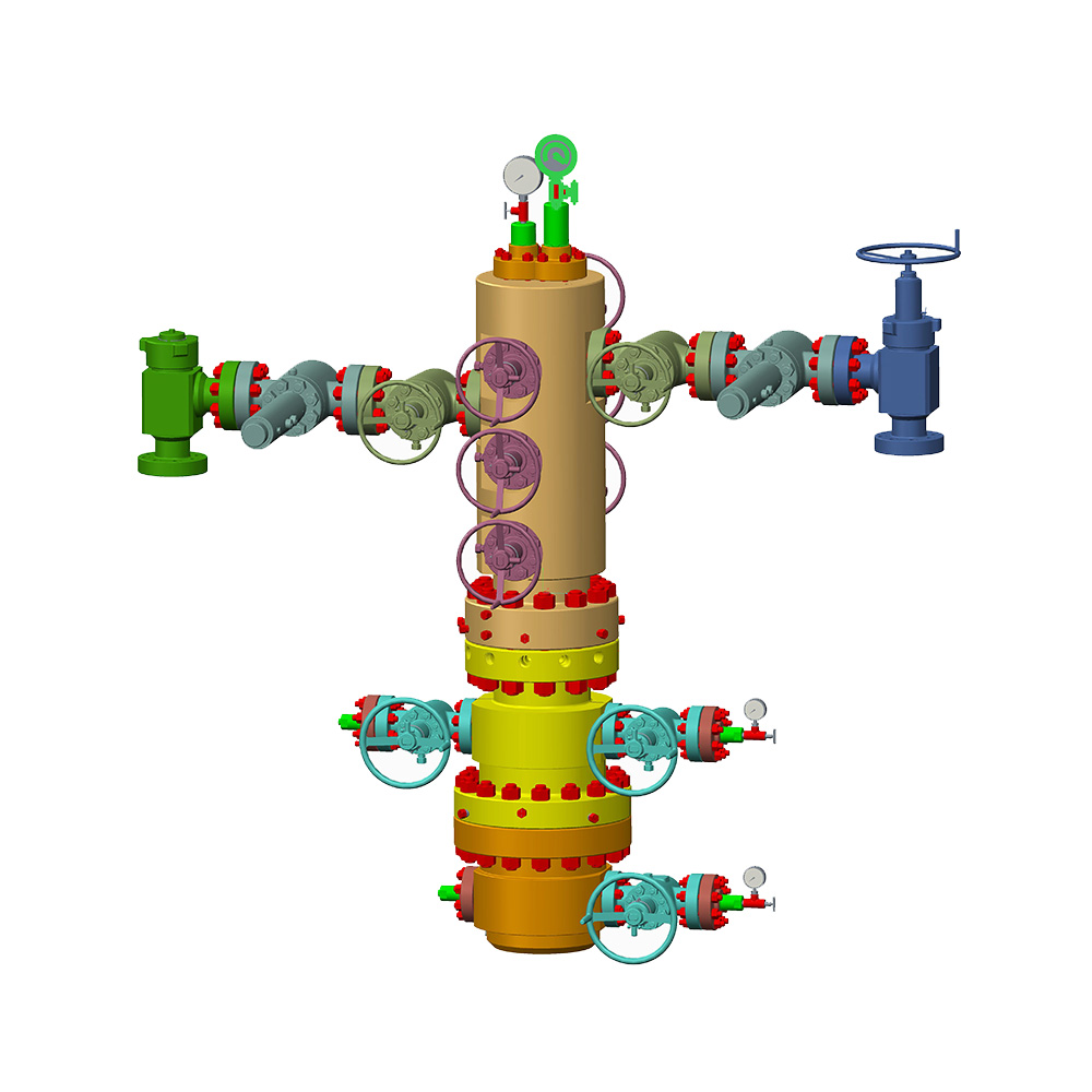 شجرة عيد الميلاد للأنابيب المزدوجة