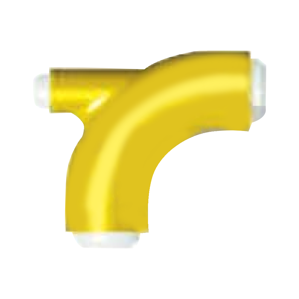 مرفق طويل بزاوية 90 درجة مع مخرج 2 بوصة